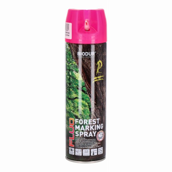 Σπρευ Forest Marking Φθοριζων  Ροζ  500Ml Biodur