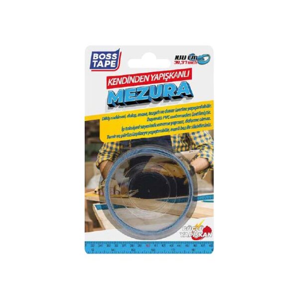 Ταινια Αυτοκολλητη ΄Pvc' Μεζουρα 19mmx1mt  BL BOSS